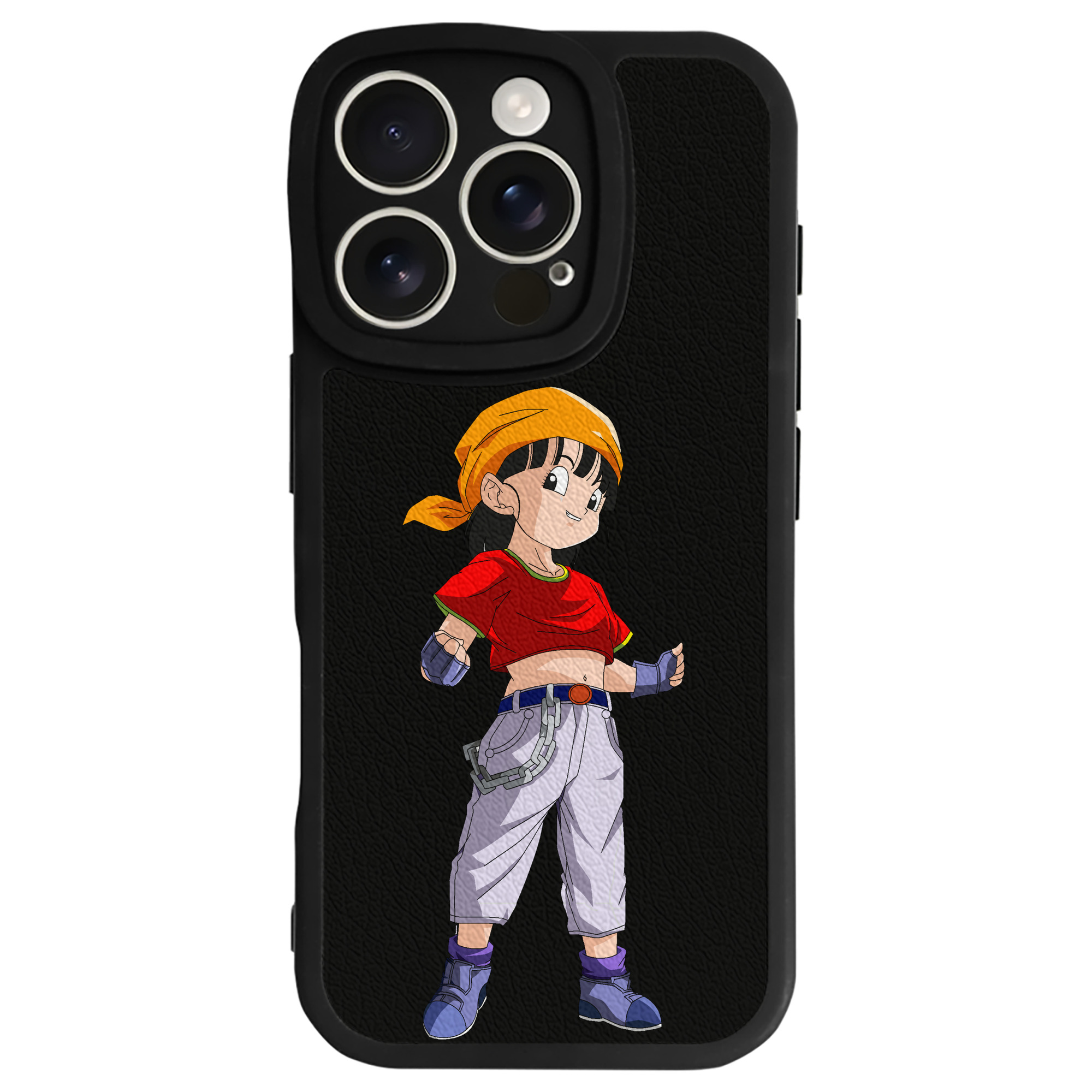 （画像用） ドラゴンボール パン DRAGON BALL Pan 【iPhone 16シリーズ対応】シリコンスマホケース（レザー調） 材質：シリコン